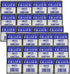 Flipside Products Student Eraser, 2" Width, 2" Length, 12 Per Pack, 2 Packs for School Supplies