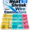 180Pcs Heat Shrink Wire Connectors Kit - Waterproof Marine Automotive Battery Electrical Crimp Terminals Set