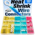 180Pcs Heat Shrink Wire Connectors Kit - Waterproof Marine Automotive Battery Electrical Crimp Terminals Set