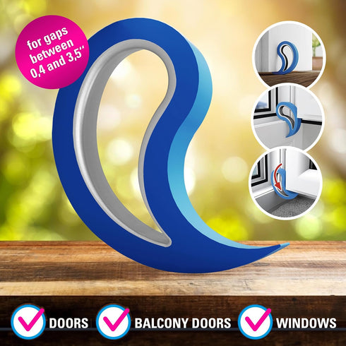 Stoppy Multi-Functional Door and Window Stopper, Convenient Wedge, Home and Office Accessory, 12 Pack