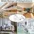 Sankoly 6 Pcs Paper Towel Dispenser Key Hard Plastic Universal Waffle Toilet Paper Dispenser Key for Toilet Paper