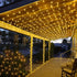 132FT 400 8 LED Christmas Lights Outdoor, Modes Clear Wire Christmas String Lights Indoor, Plug in Twinkle Fairy Light