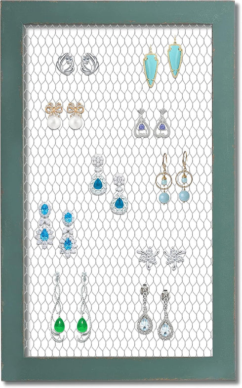 SOFE Hanging Jewelry Organizer, Photo Display Board or Wall Grid Panels for Farmhouse Memo Board Decor