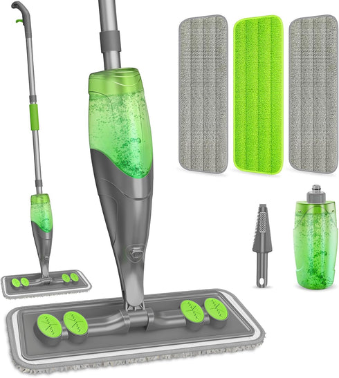 IOPRETTY Spray Mop for Floor Cleaning - Wet Dry Hardwood Floor Mops with