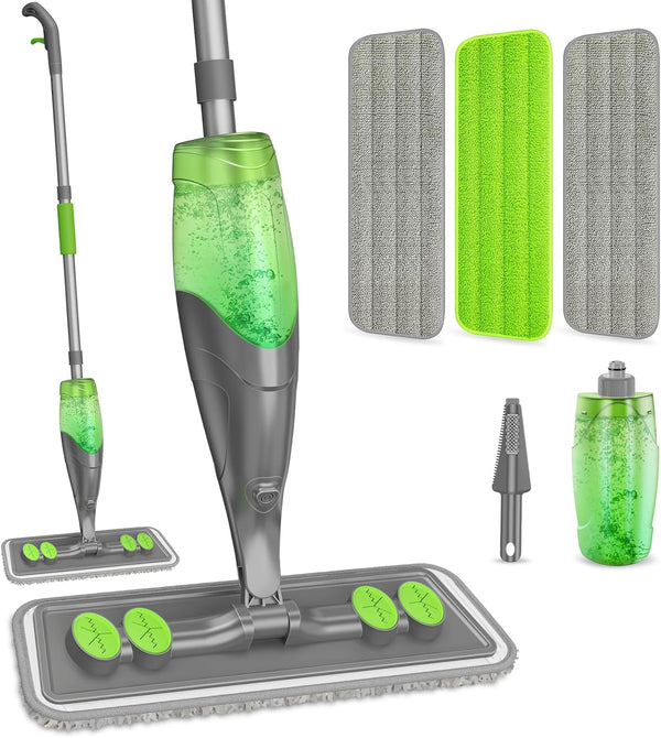 IOPRETTY Spray Mop for Floor Cleaning - Wet Dry Hardwood Floor Mops with