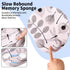Ergonomic Mouse Pad with Wrist Support, Cute Mouse Pad for Office, Gaming, Comfortable Pain Relief (Off-White Leaf)
