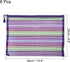 MECCANIXITY A4 Colorful Mesh Zipper Pouches, 6 Pack Pencil Case Document File Bags, Purple