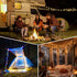 Sutaig 4 1 Outdoor(39.4ft) 8 Solar Camping String Lights, in Camping String Lights with Lighting Modes, Solar Powered