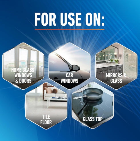 4 Unger Professional Compact Window and Glass Scraper, Reversible Razor Blade Tool with Retractable Safety Guard, Use