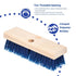 36193P14 10" Carlisle FoodService Products Blue Color, Polypropylene Deck Scrub Brush