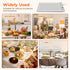 6 6H 300W Countertop, Warming Mat for Food Small Warming Tray with Temp & Timer, Full Surface Heating, Waterproof