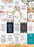Dessie 60 Mini Prayer Cards with Assorted Bible Verses - Perfect Inspirational Christian Gift for Women’s Bible Studies