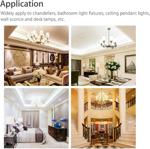 Lxcom Lighting G9 LED Bulb 2W Dimmable, Globe Crystal LED Light Bulbs, 20W Equivalent, Daylight White 6500K, 4 Pack.