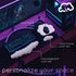 Qloud Cloud Wrist Rest for Keyboard – Rainbow Cloud Palm Rest Pad – Gaming Wrist Rest for Computer Keyboard