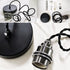 1-Light 4.92ft, E26 E27 Mini Pendant Light Kit, Adjustable Pendant Lights Cord Pearl Black Ceramic Socket Black Ceiling