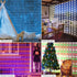 5050 8Ft 6Ft 144LED LumBelle Smart Curtain Lights RGB Built in Chip, Color Changing Curtain Lights with Music Sync APP