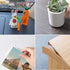 JANYUN 280 Pcs Double Sided Sticky Dot Stickers, Clear Sticky Tack for Festival Decoration (20mm, 280)