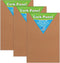 Flipside Products Cork Panel, 12.5" x 26", Pack of 3 for Bulletin Board Use