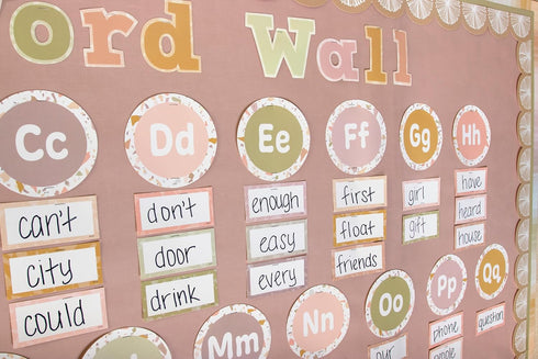 Teacher Created Resources Terrazzo Tones Word Wall Bulletin Board (TCR7205)