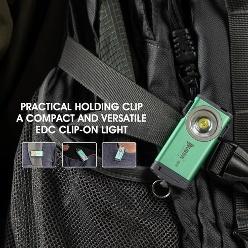 WUBEN G2 Mini Flashlight Keychain, 500 Lumens Rechargeable Pocket Flashlight with 5 Modes for Travel