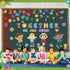 Pasimy Student Diversity Bulletin Board Sets - Boho Classroom Decor with Rainbow Equality Tree Handprint Cutouts
