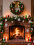 Hobbynors Set 7 7.5ft Vintage Christmas Bubble Lights - of Nostalgic Bubbling Lights on Green Wire, UL Certified Old