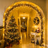 500 173ft 8 JMEXSUSS LED Christmas Lights Outdoor, Warm White Christmas Tree Lights, Modes Plug in Twinkle String Light