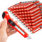 DIYSELF 30 Pack Box Cutter Retractable, 18mm Utility Knife with Snap Off Blade for Cardboard and Craft