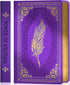 CAGIE Vintage Journal for Women, 320 Pages, Gold Edge Paper, A5 Hardcover, 5.7" x 8.3", Purple