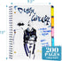 Spiral Notebook - 5 Subject College Ruled Notebook, 3-Hole Punched with Dividers and Storage Pockets, 200 Pages