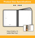 6 8.5x11 4Page 8View ZQP Pcs Menu Covers, Letter Size, menu Holder, Toothed Metal Corners, Waterproof