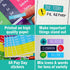 Practical Planner Stickers Value Pack, 48 Sheets, 6 Months of Aesthetic Agenda Stickers for Weekly Planner