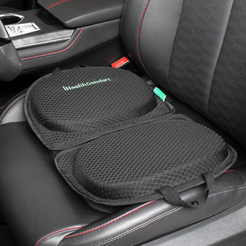 Small Travel Seat Cushion,Gel Memory Foam Seat Cushion,Supportive Butt Pillow,Portable and Foldable for Long Sitting