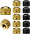 Skrfren Screw Caps for Light Fixtures, 10 Pack M4 Lamp Shade Nut Replacement