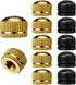 Skrfren Screw Caps for Light Fixtures, 10 Pack M4 Lamp Shade Nut Replacement