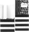 Mini Composition Notebooks Bulk, 40 Packs, 3.25 x 4.5 inch, Narrow Ruled, Black Pocket Notebooks for Students