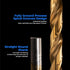 amoolo Titanium Drill Bit Set, 60 pcs Premium 4341 HSS Micro Drill Bits for Wood, Metal, Plastic, Aluminum