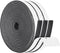 Yotache Adhesive Foam Tape 1/2" x 1/8", Insulation Soundproofing Neoprene Rubber Door Weather Stripping, 50 Feet