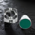 Momentary Push Button Switch with Flat Head, N/O - On/Off Self-Resetting Start Stop Button for Home and Industrial Use