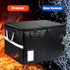 Fireproof Document Box with 5 Pack Hanging File Folders (Letter Size), Portable Organizer Box with Lock and Handle (5