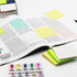 Please Sign Message Flags, Assorted Color, 400 Pages Total, 0.79x1.77 Inch Wide Flags, 4 Dispensers/Pack