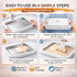 2026 2 304 Frozen Rolled Ice Cream Maker Kit Upgraded Instant DIY Ice Cream Roll Maker with Spatulas & Shape Molds