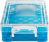 Super Stacker Plastic Crayon Box - Stackable Crayon Organizer, Small Storage Containers with Lids, Color May Vary