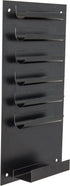 MyGit Wall Mounted Black Metal Marker Holder, 7 Slots for Dry Erase Markers and Eraser, Whiteboard Rack