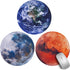 JIAMI HOME 3 Pack Fun Planetary Mouse Pads Earth Moon Mars Cute MouseMat for