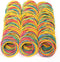 LotFancy 600PCS Rubber Bands, 1.77” (45mm) Durable Multicolor Elastic for Office Supplies