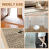 DBHXXMB-HH Grain,1/5" 2/5",3.3Ft) Floor Transition Strip Vinyl Door Threshold Ramp Self Adhesive Carpet Edging Strip