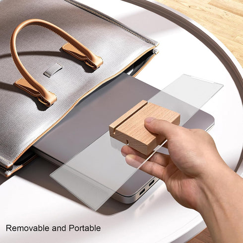 Zovelynta Monitor Memo Board with Removable Design Portable Sticky Note Holder for Computer Monitors, Monitor Sticky