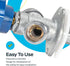 Eastman 10 Inch Frost Free Sillcock with Vacuum Breaker, 1/2 inch MIP x 1/2 inch Sweat Brass Fitting