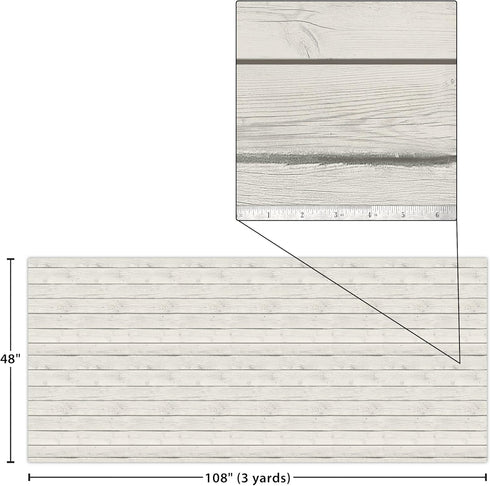 White Wood Creative Class Fabric for Bulletin Boards, Pillows, Curtains, and Crafts in Classroom